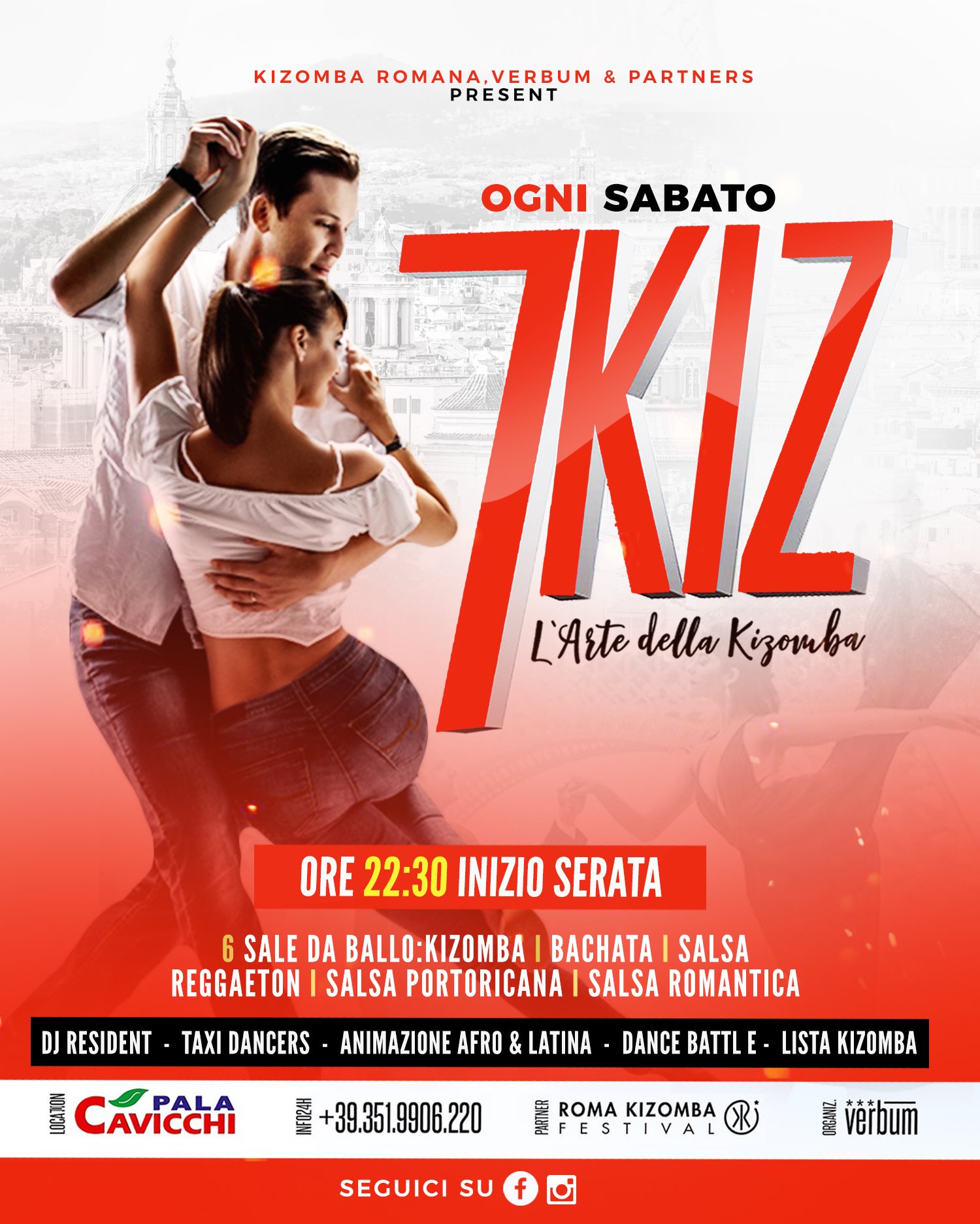 7KIZ - L'Arte della Kizomba Sab. 25 Gennaio 2020