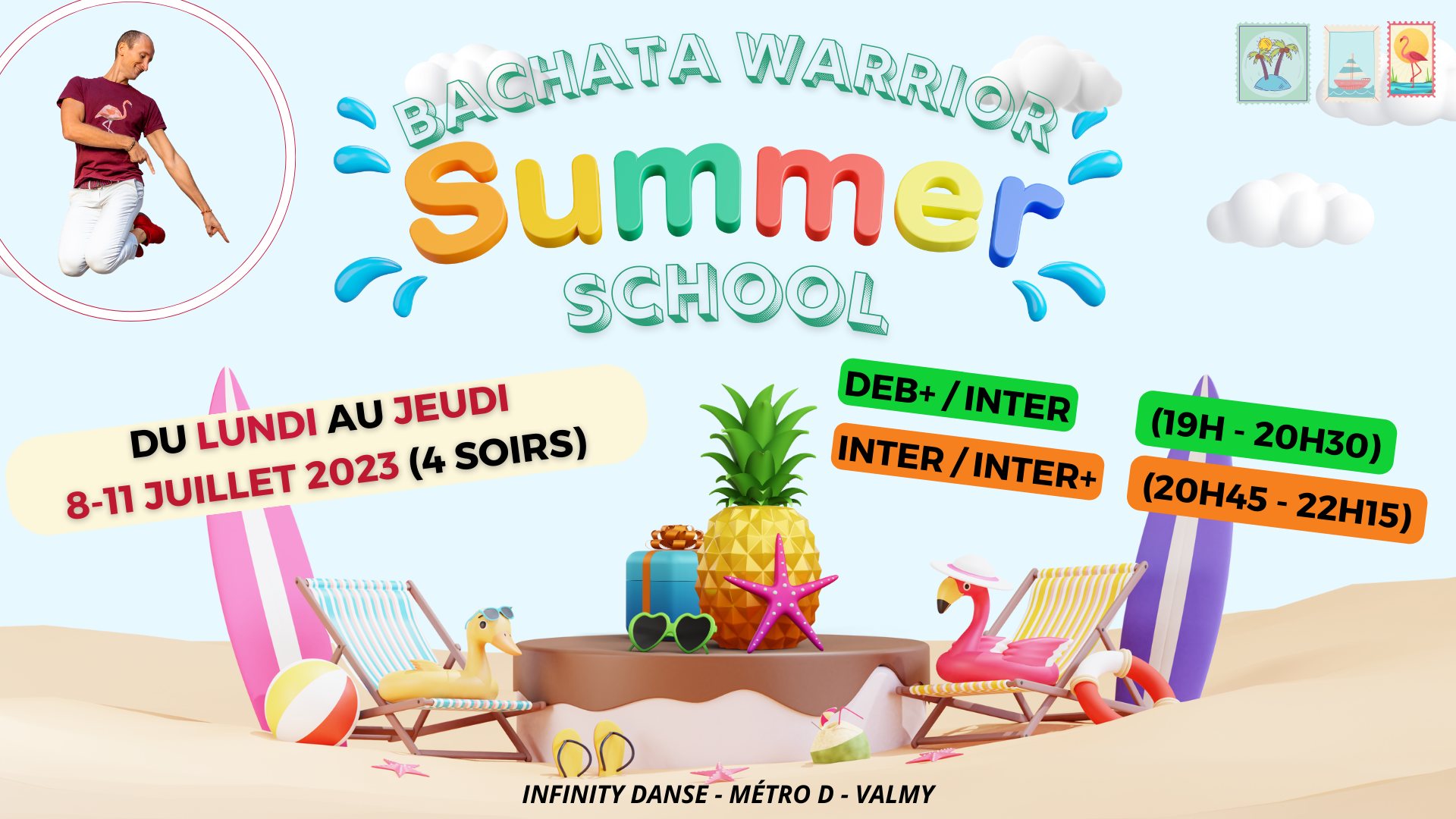 ✪ Bachata Warriors ☀ Summer School ☀ 8 au 11 juillet ✪