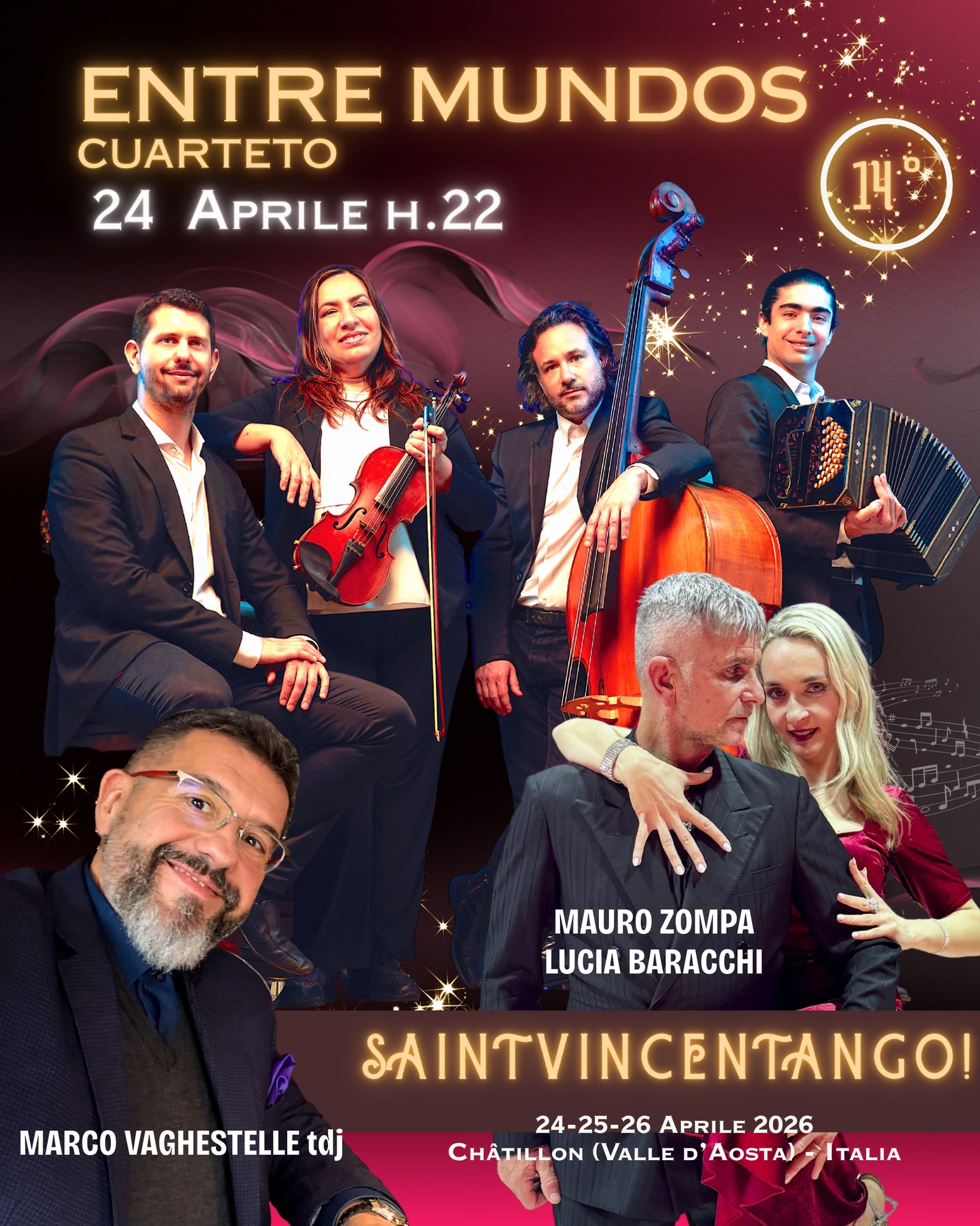 SAINTVINCENTANGO 2026 ! PRIMA SERATA