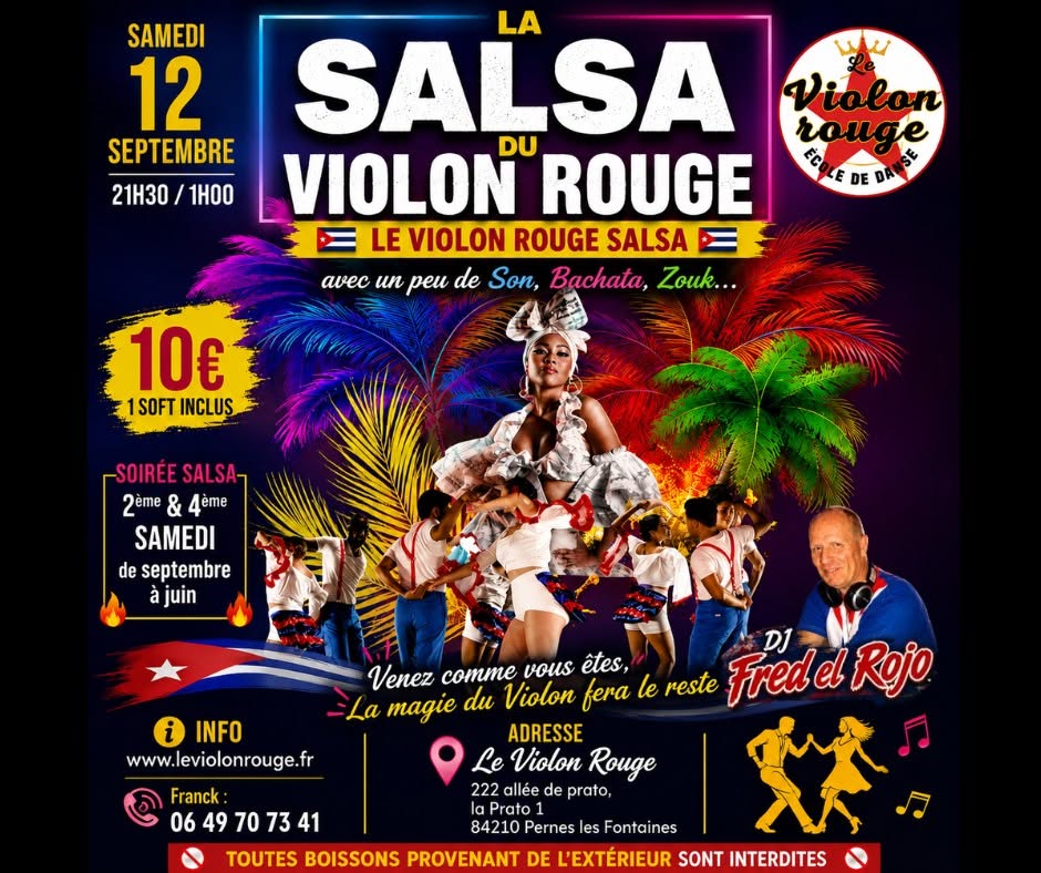 Soirée Salsa du 12 septembre