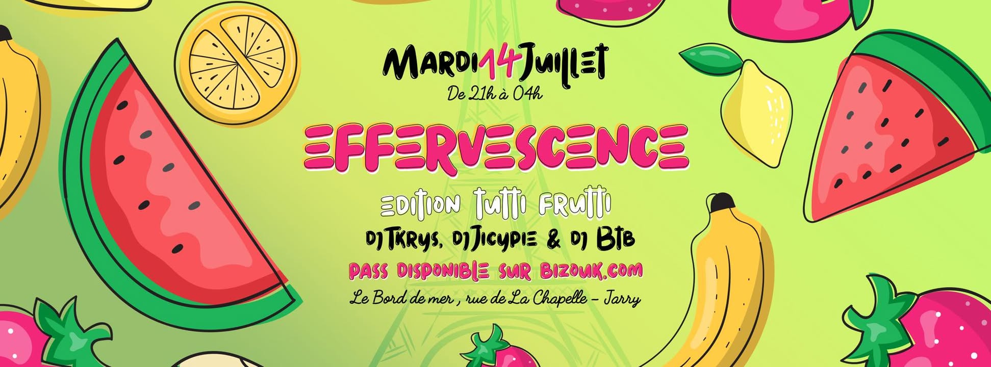 Effervescence - Mardi 14 au Bord De Mer - Tkrys & Jicypie & BTB