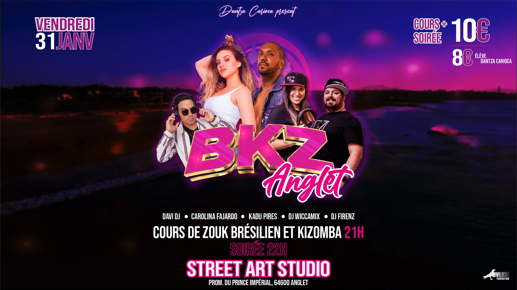 Soirée BKZ ANGLET - Dantza Carioca