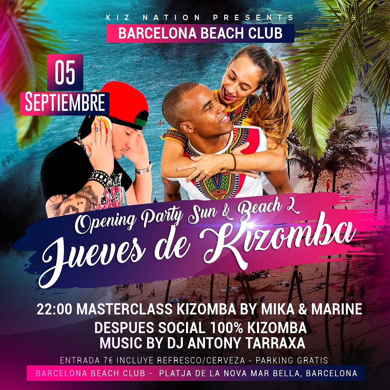 Kizomba Barcelona Jueves - Thursday - Kiz Nation