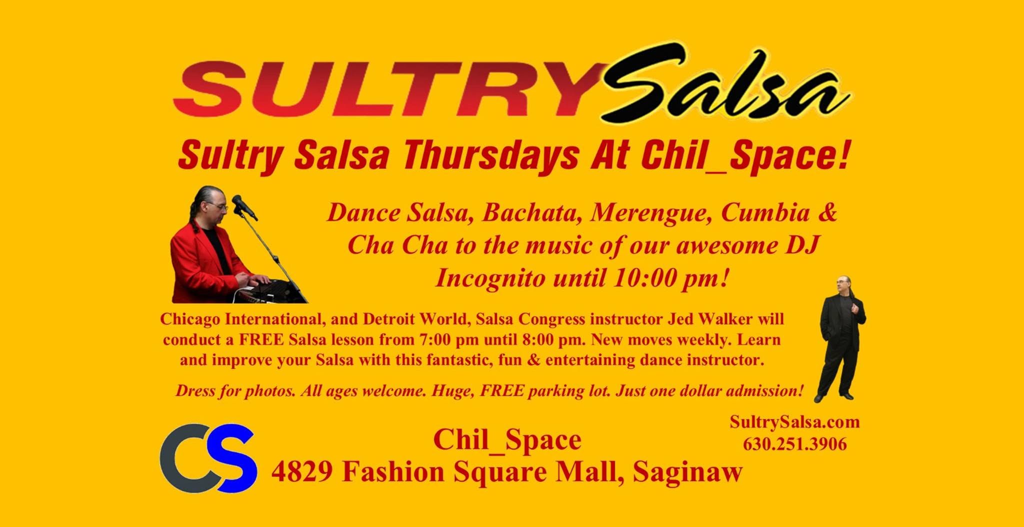 Sultry Salsa Thursdays with El Barón, Jed Walker at Chil_Space