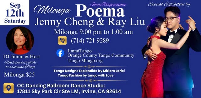 Milonga Poema-Saturday Sep 12th