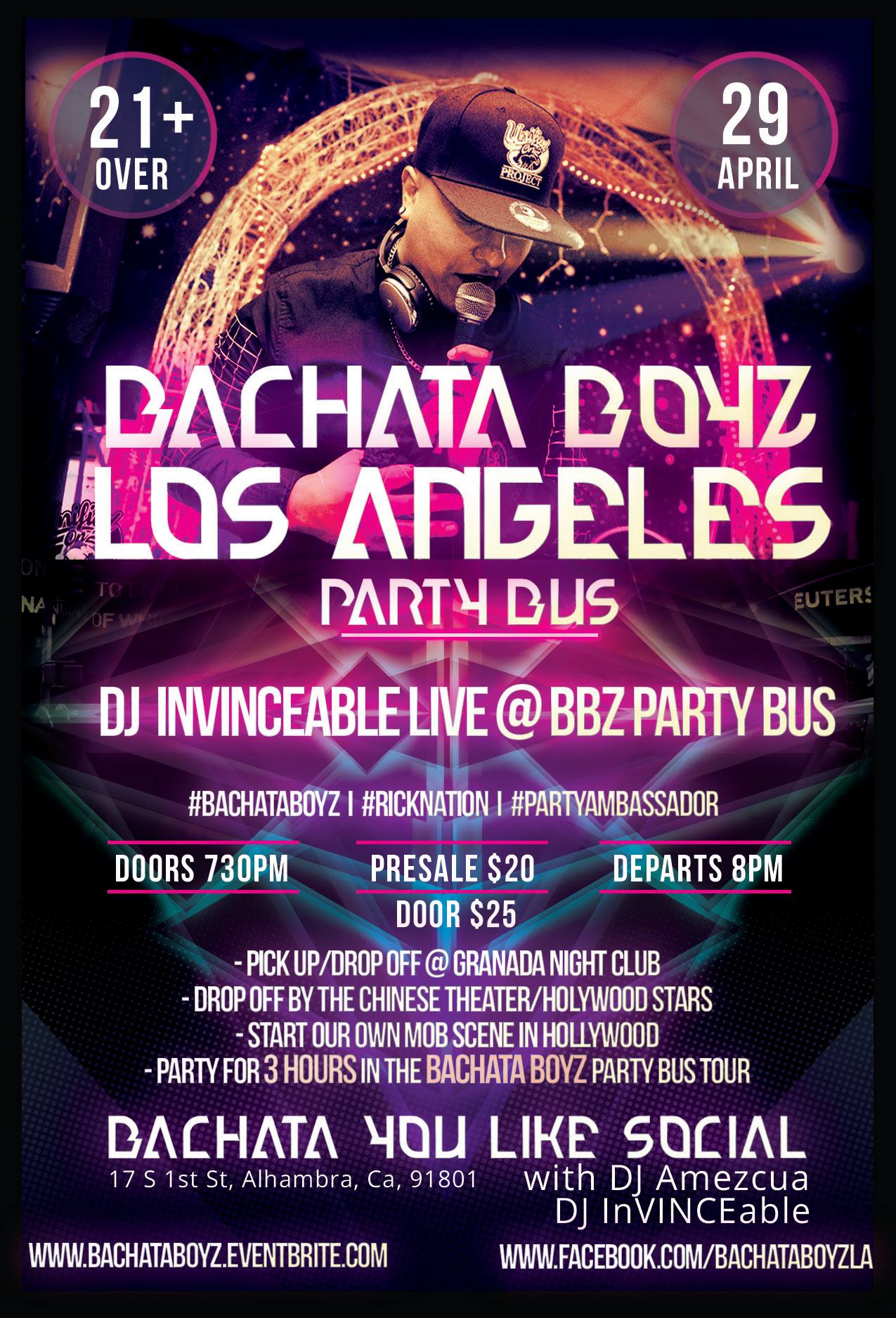 Bachata Boyz Party Bus: Bachata You Like Social