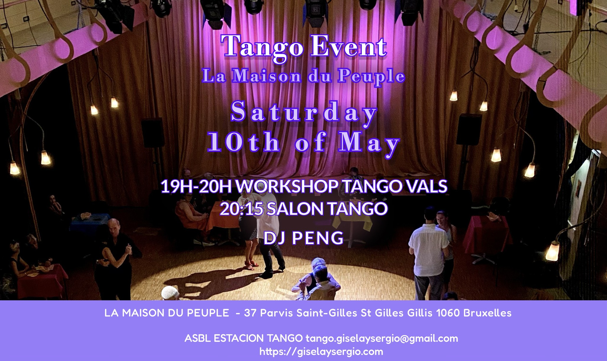 Milonga at Maison du peuple