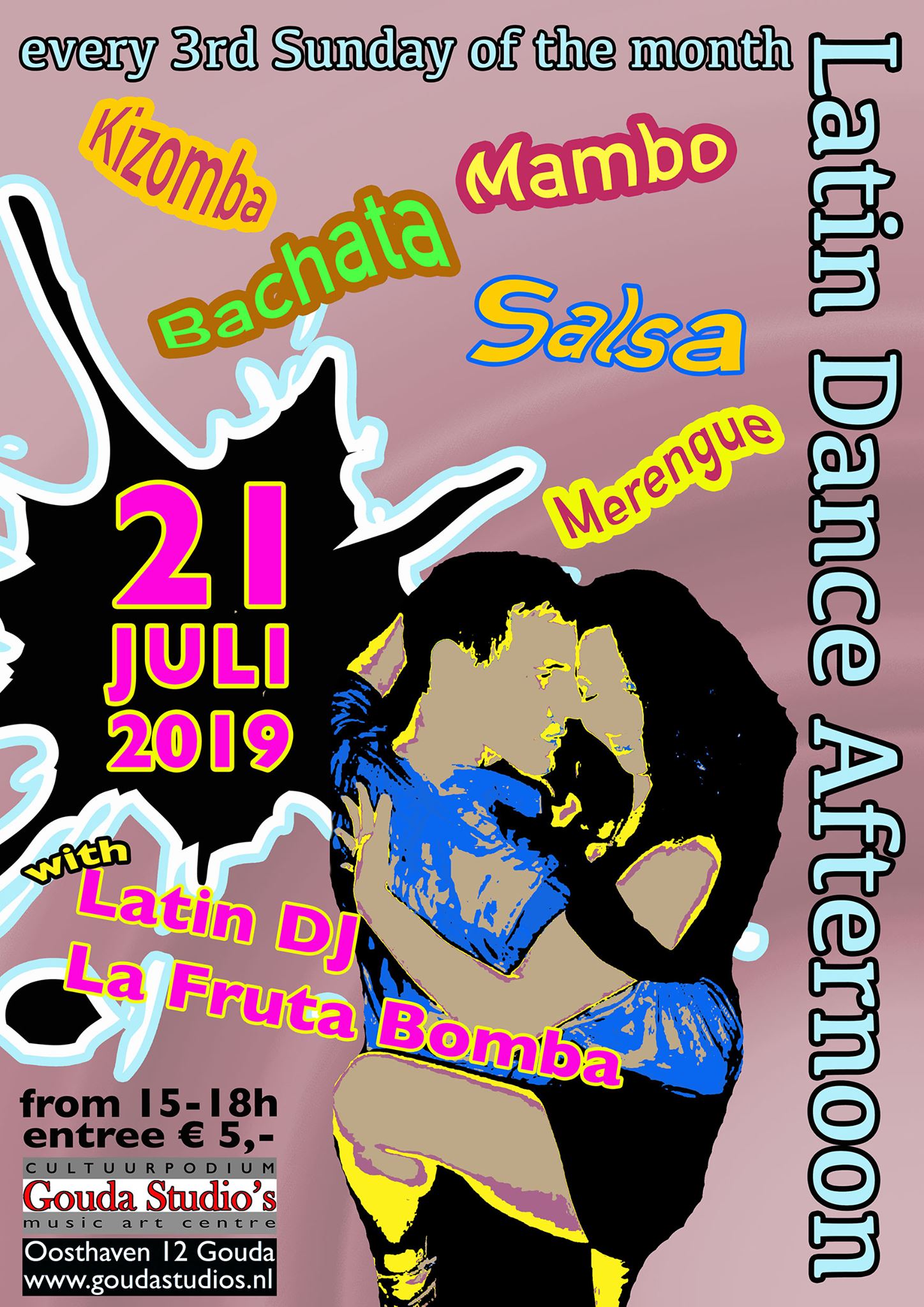 Latin Dance Afternoon met latin dj La Fruta Bomba