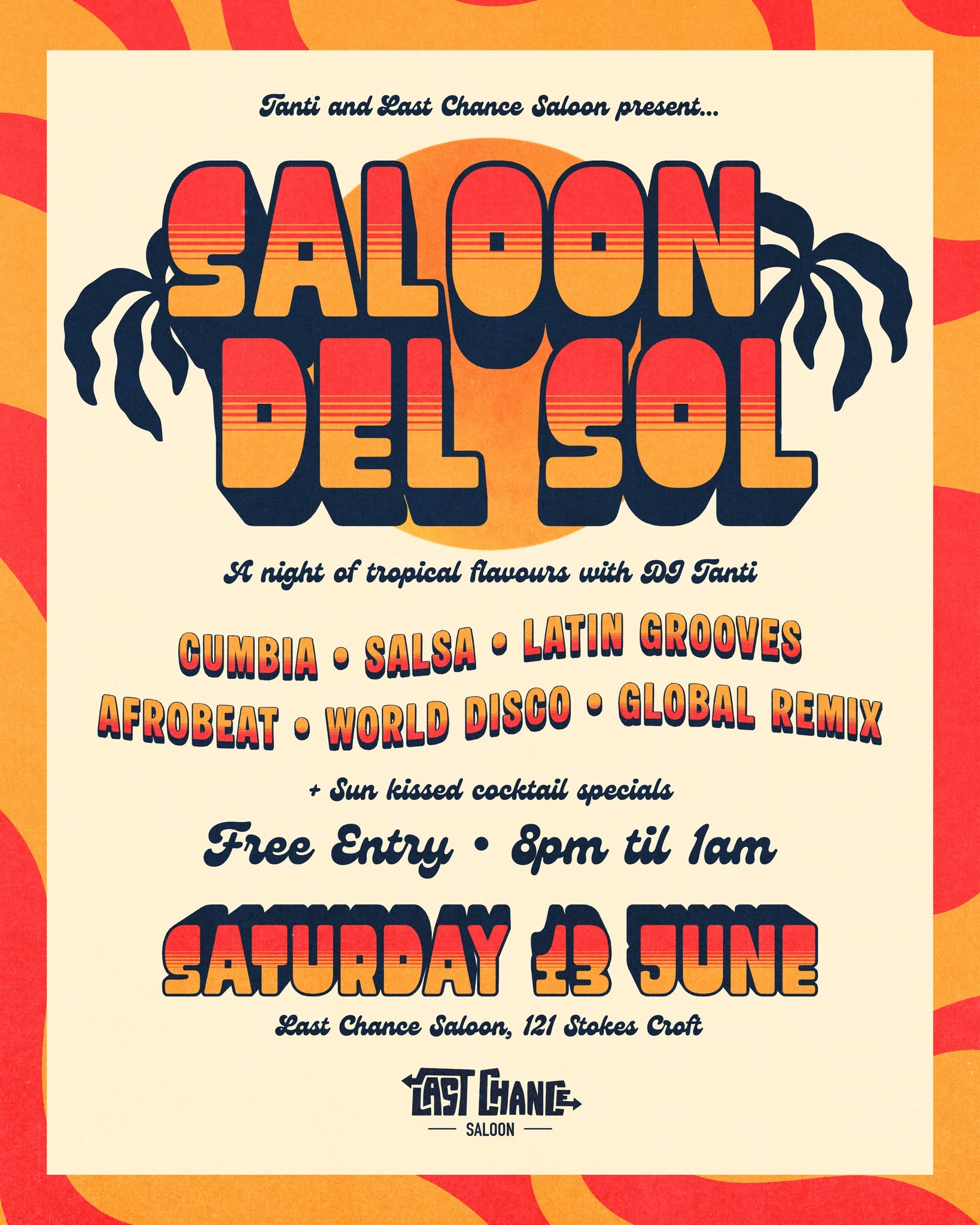Tanti presents: Saloon del Sol