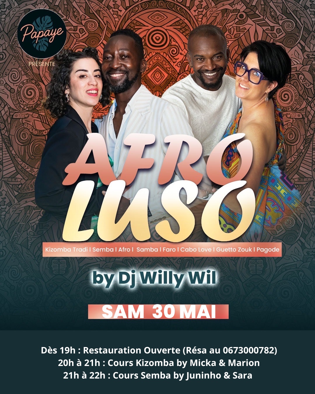 Soirée AfroLuso au Papaye 🔥