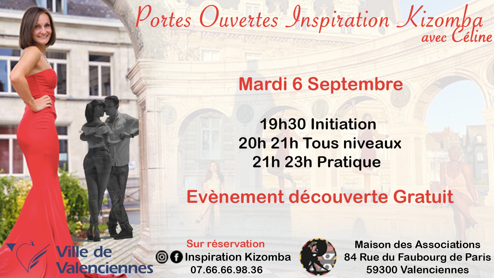 Cours GRATUIT - Portes ouvertes Inspiration Kizomba