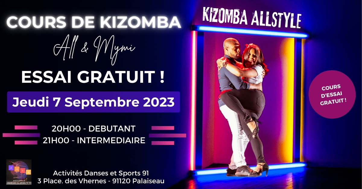 Essai gratuit cours de Kizomba avec All & Mymi