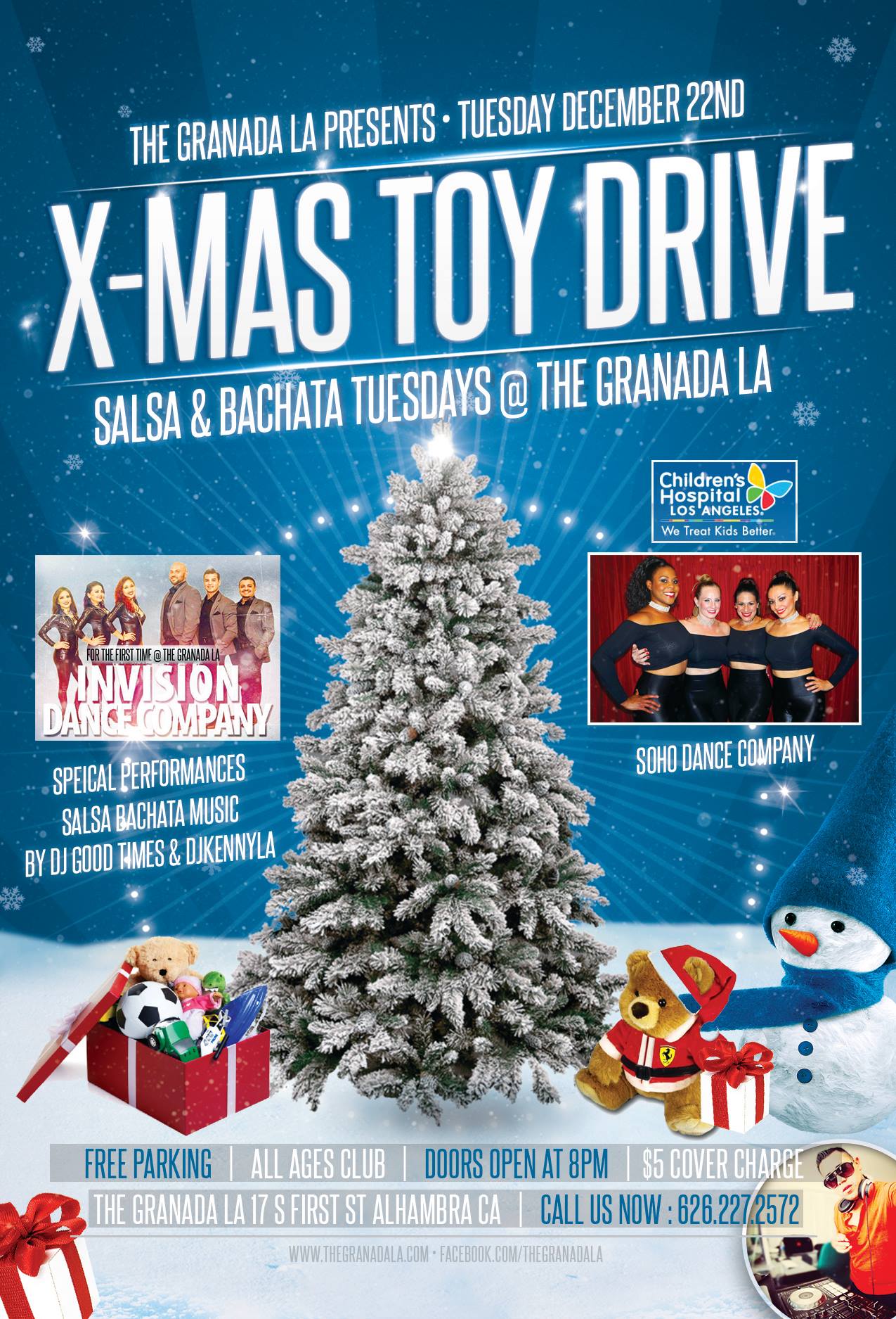 XMAS TOY DRIVE at The Granada LA