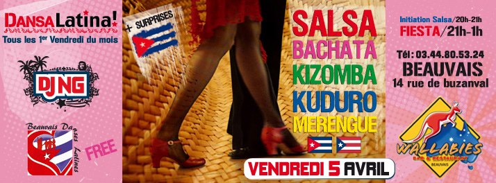 (((>DANSA LATINA!<))) VENDREDI 5 Avril By DJ NG y BDL
