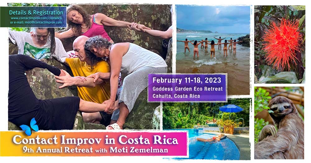 9th Annual Contact Improv Retreat in Costa Rica w Moti
