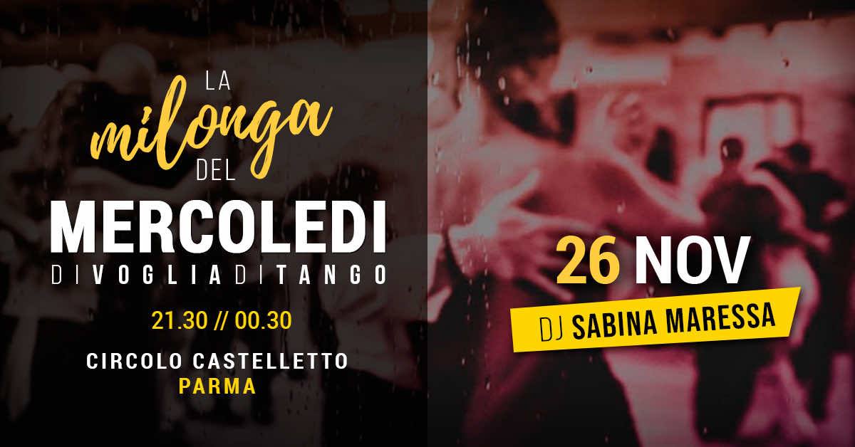 Milonga del Mercoledi Tdj Sabina Maressa