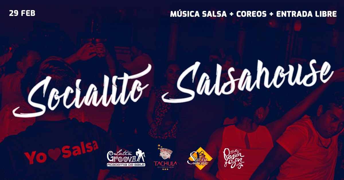Socialito Salsahouse Febrero