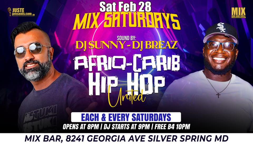 Social Saturdays::World Famous DJ SUNNY & BREAZ