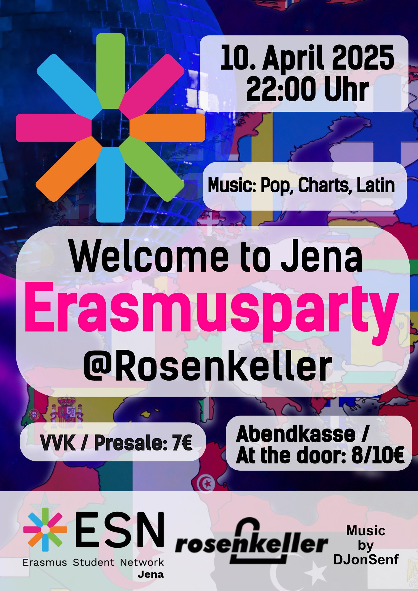 Welcome To Jena - Erasmusparty