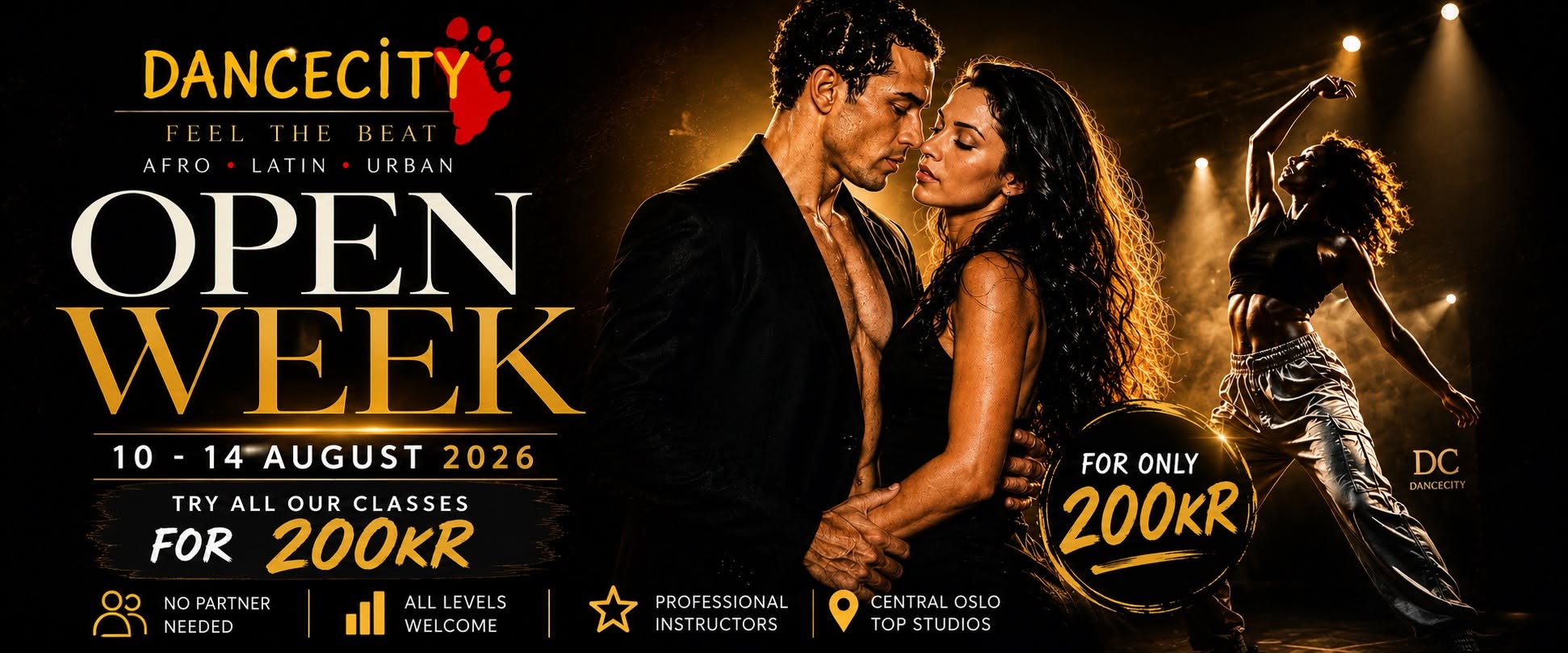 Open Week of Classes at Dancecity