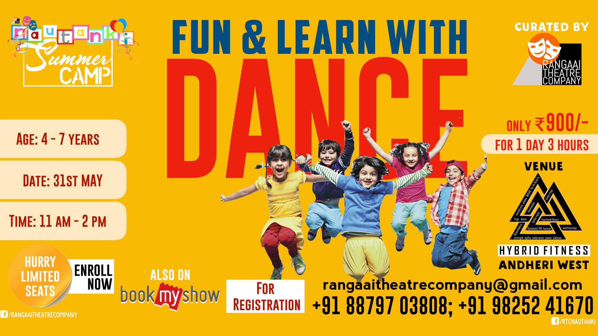 Nautanki: Fun and Learn with dance (4- 7 years)
