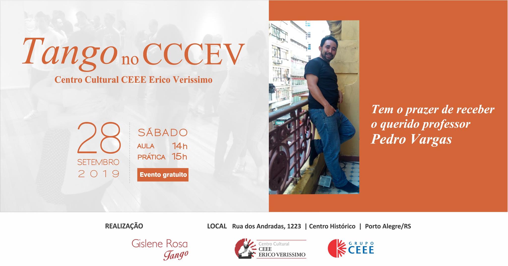Tango no CCCEV com o professor Pedro Vargas