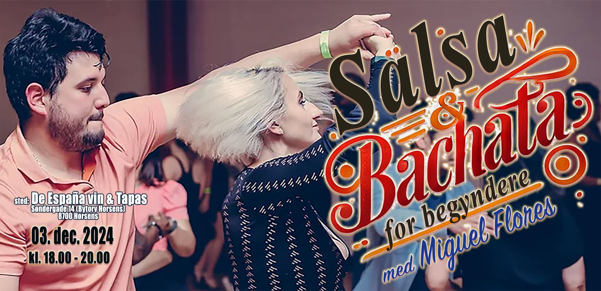 Oplev magien i salsa og bachata Bevægelse, energi og ren passion!