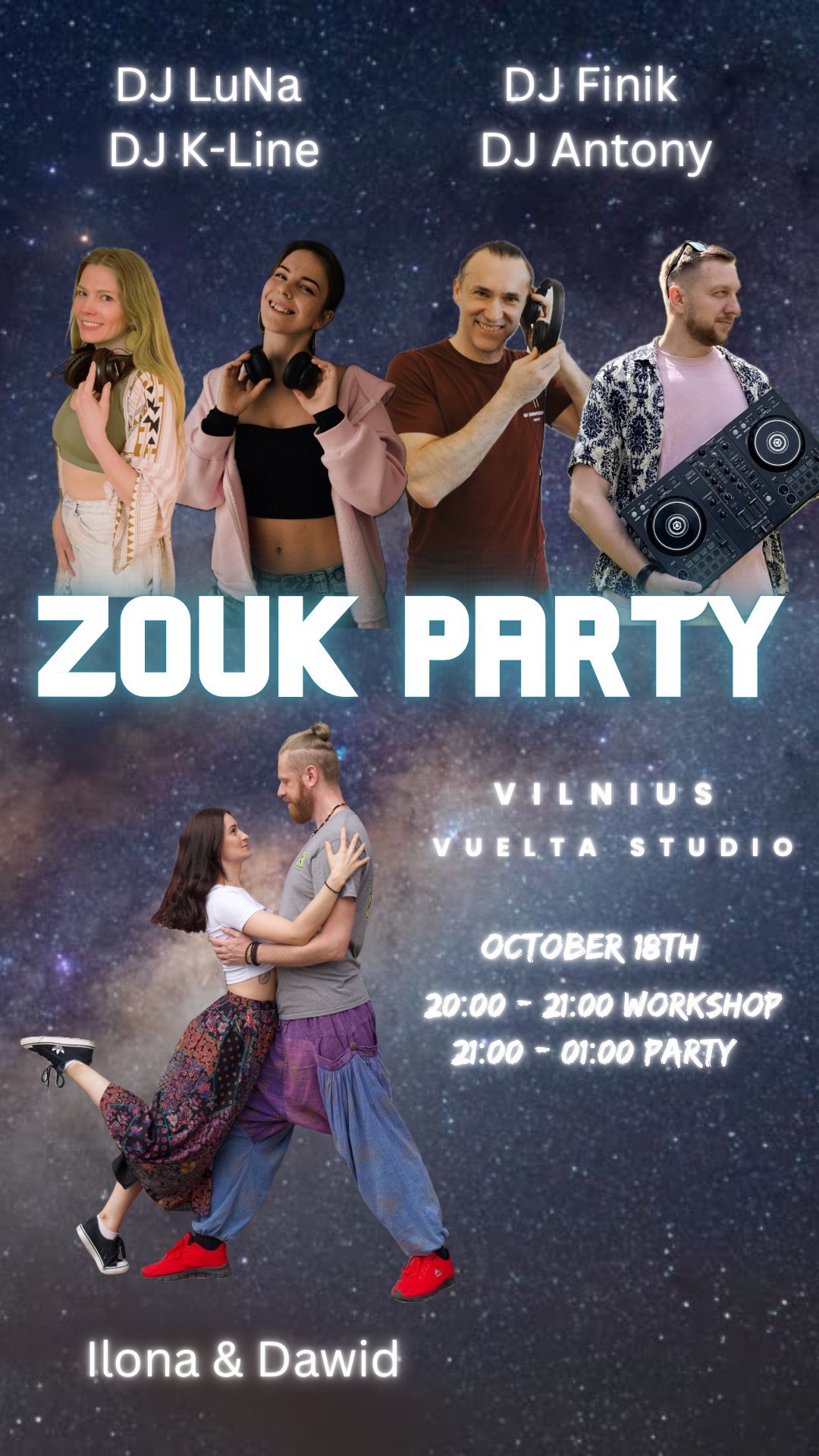 Zouk Party and Workshop