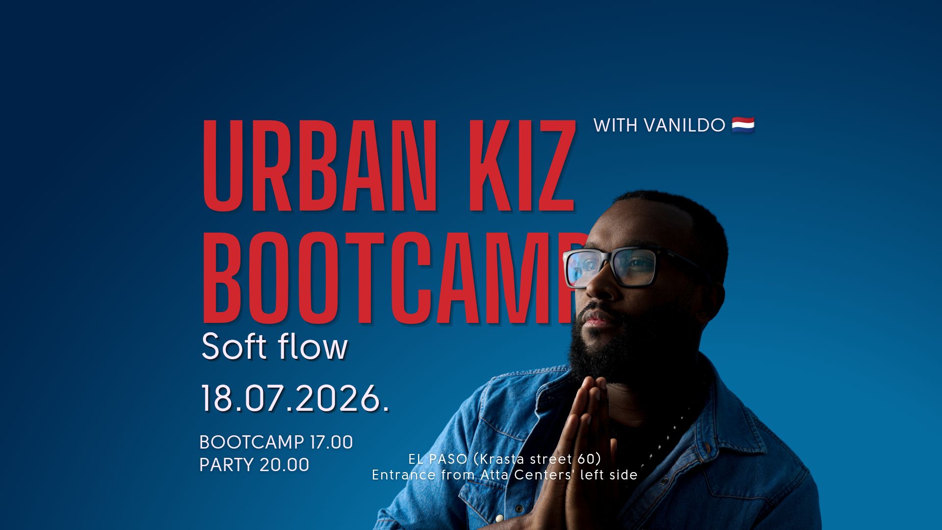 Urban Kiz bootcamp with Vanildo: Soft flow.