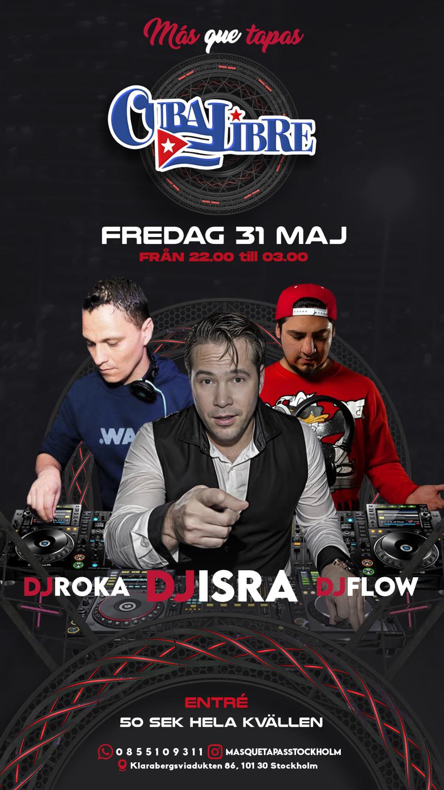 CUBA LIBRE PARTY DJ Isra DJ Flow DJ Roka @ MQT Nightclub