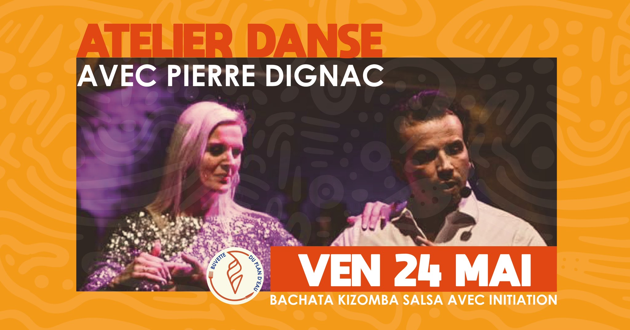 Atelier danse avec Pierre Dignac à la Buvette du plan d'eau