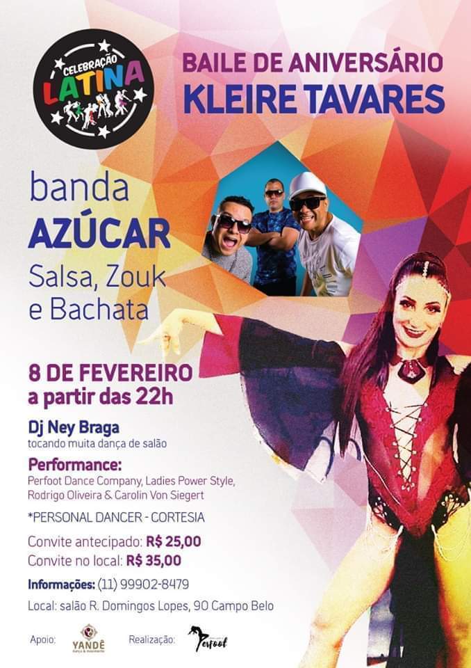 Celebração Latina - Aniversário Kleire Tavares!