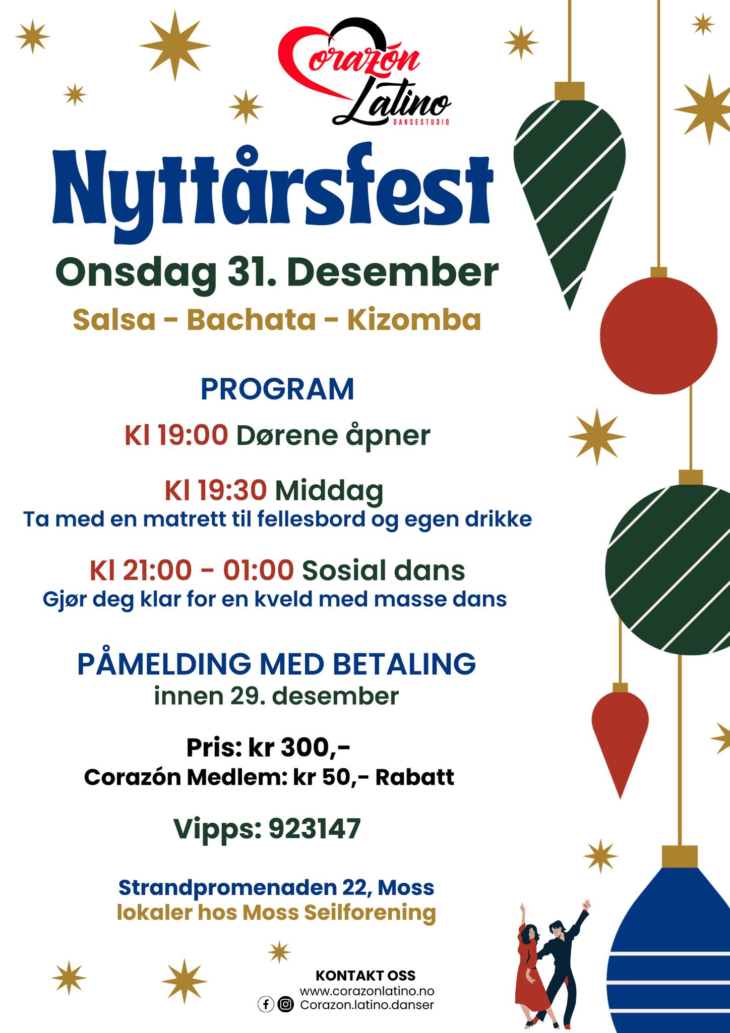 Nyttårsfest Corazón Latino