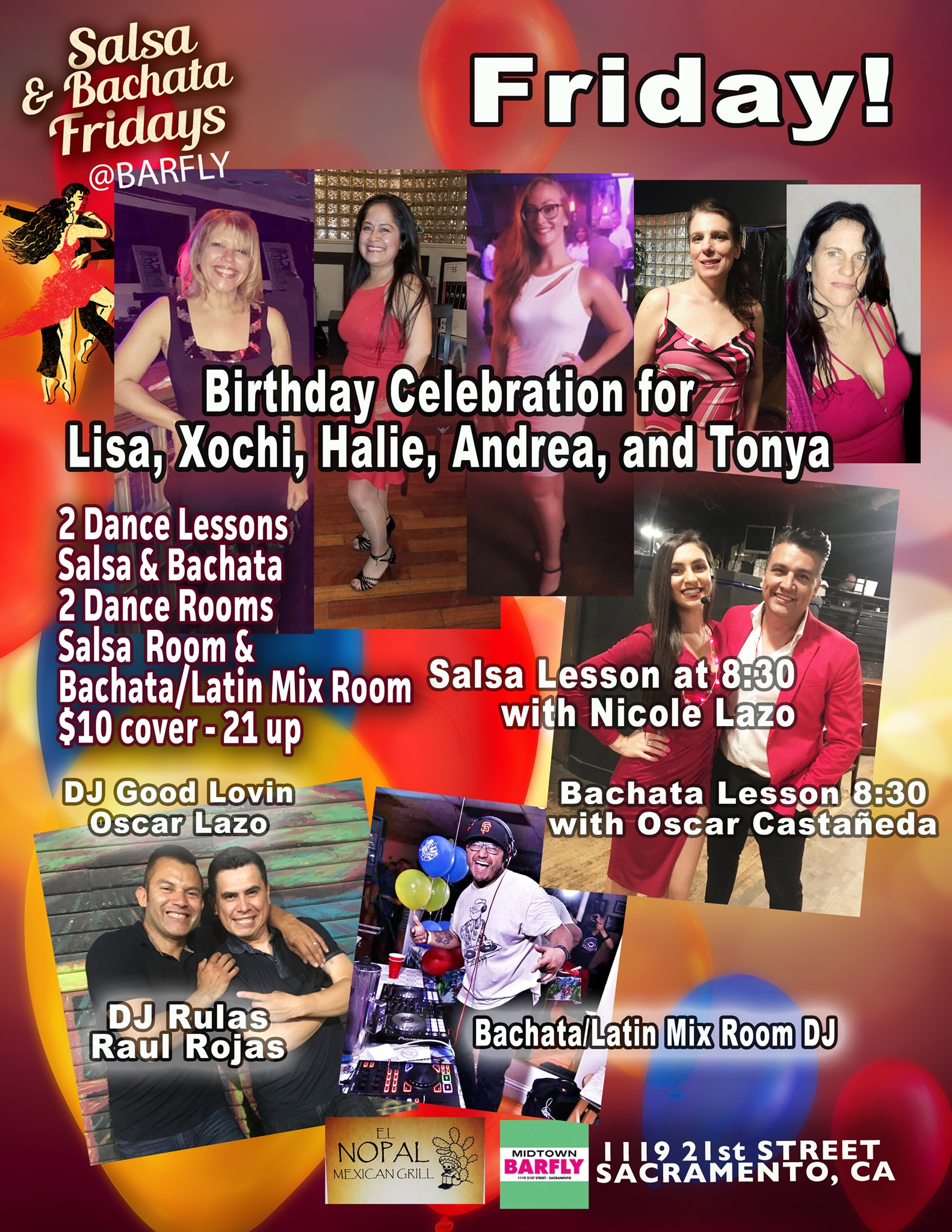Salsa, Bachata & Birthdays