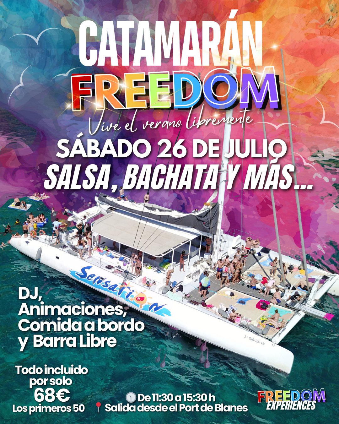 Catamarán Freedom