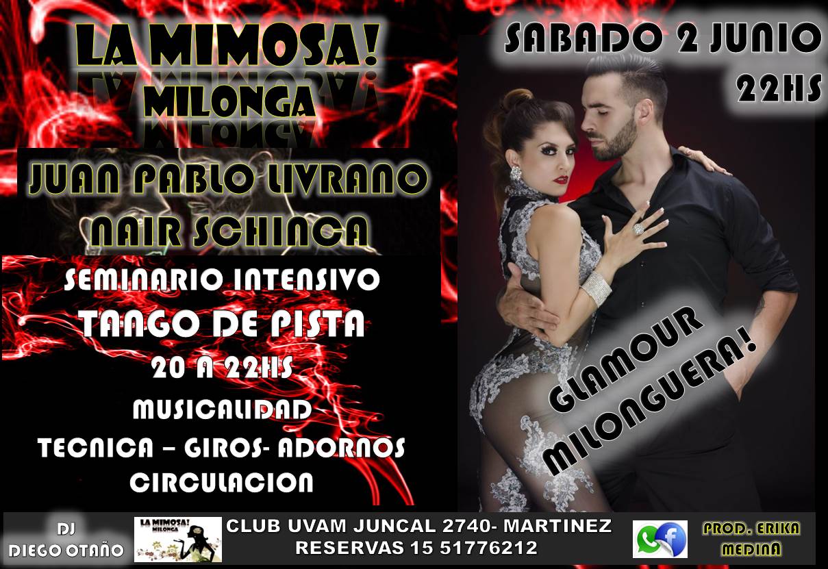 LaMimosaMilonga! 02 06 18 desde las 20hs