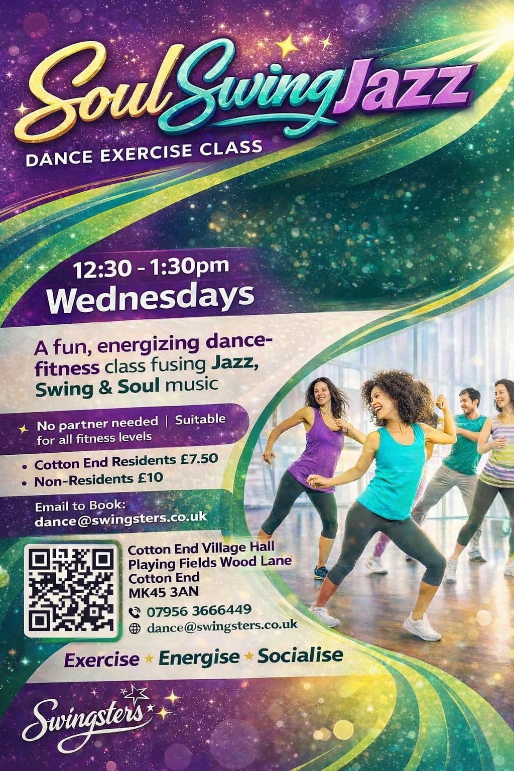 SoulSwingJazz Dance Exercise Class - Cotton End