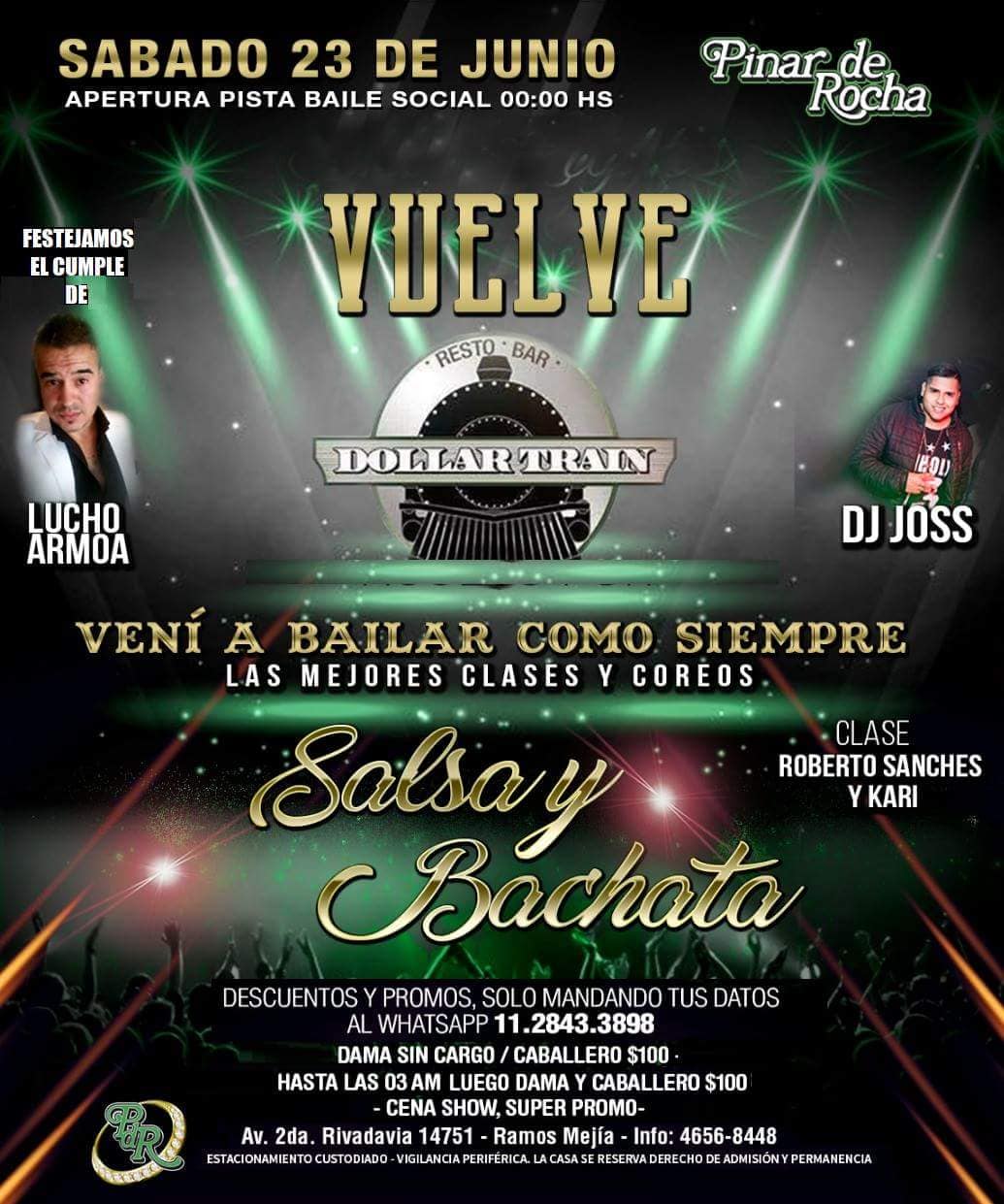 VUELVE DOLAR TRAIN SALSA & BACHATA