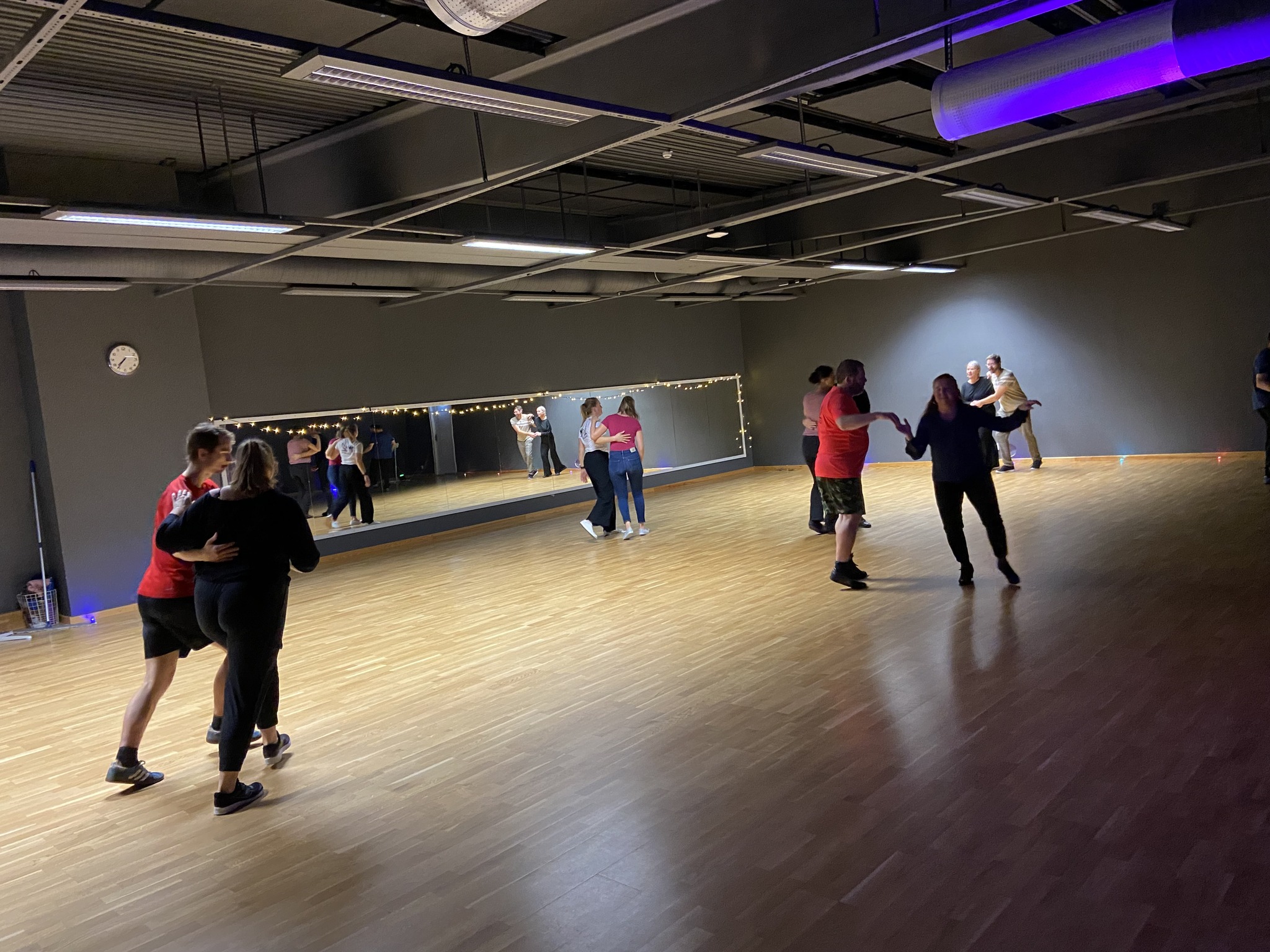 Tedans med lindy hop