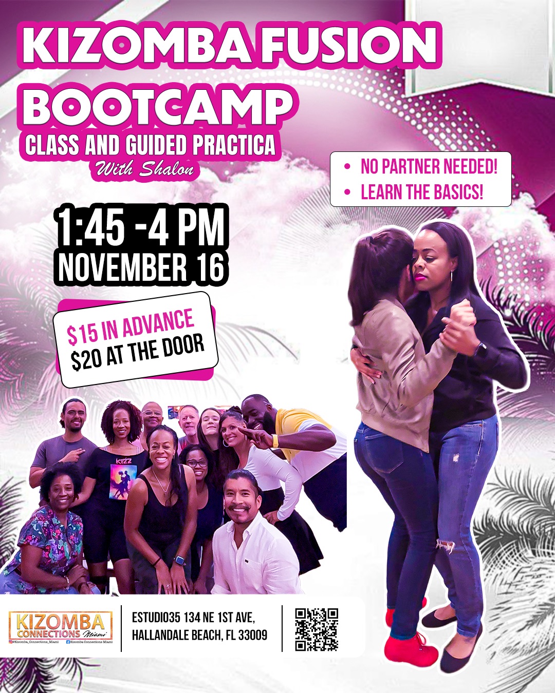 Kizomba Fusion: Class and Guided Practica