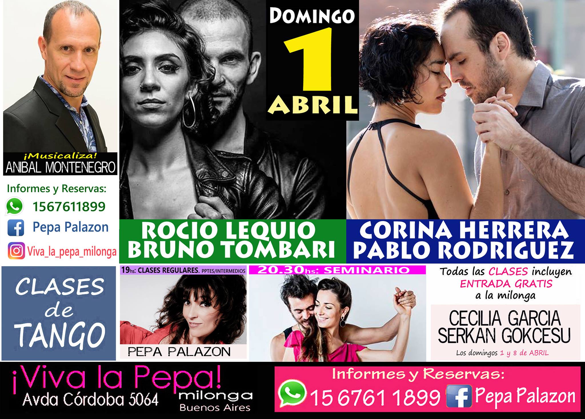 Este Domingo 1 4 Bailan Pablo y Corina y Bruno y Rocio!