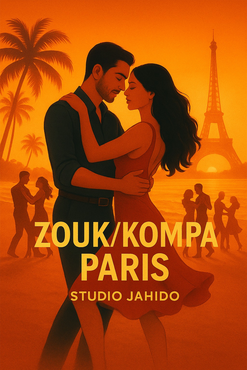 🎶 NOUVEAU : Cours de Zouk & Kompa à Paris Studio Jahido