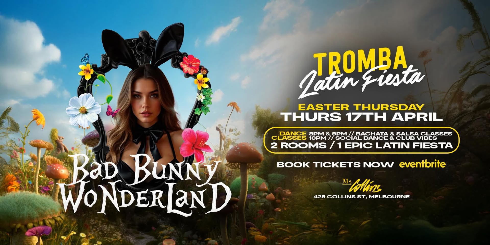 Tromba Latin Fiesta Easter Thursday - Bad Bunny Wonderland