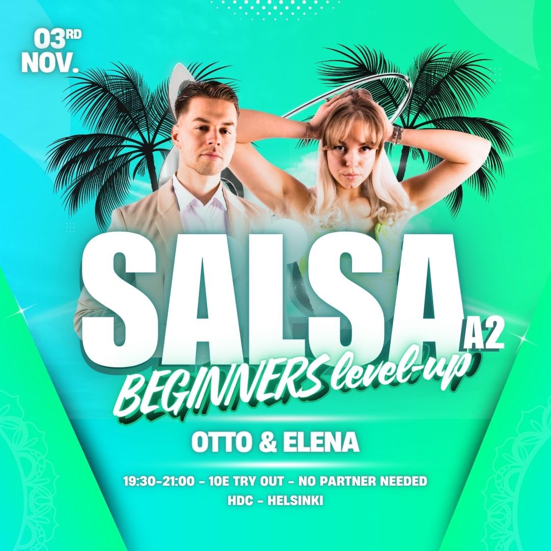 New Cuban Salsa Beginner Course - Level Up (A2)