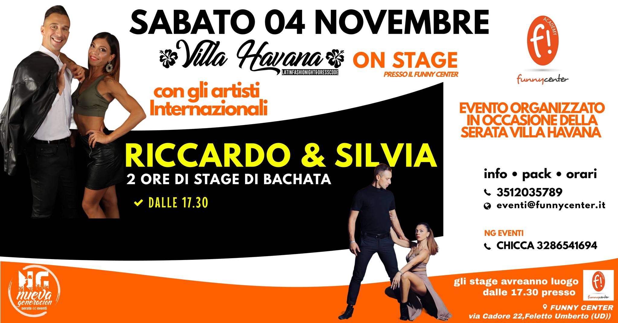 Riccardo e Silvia on stage