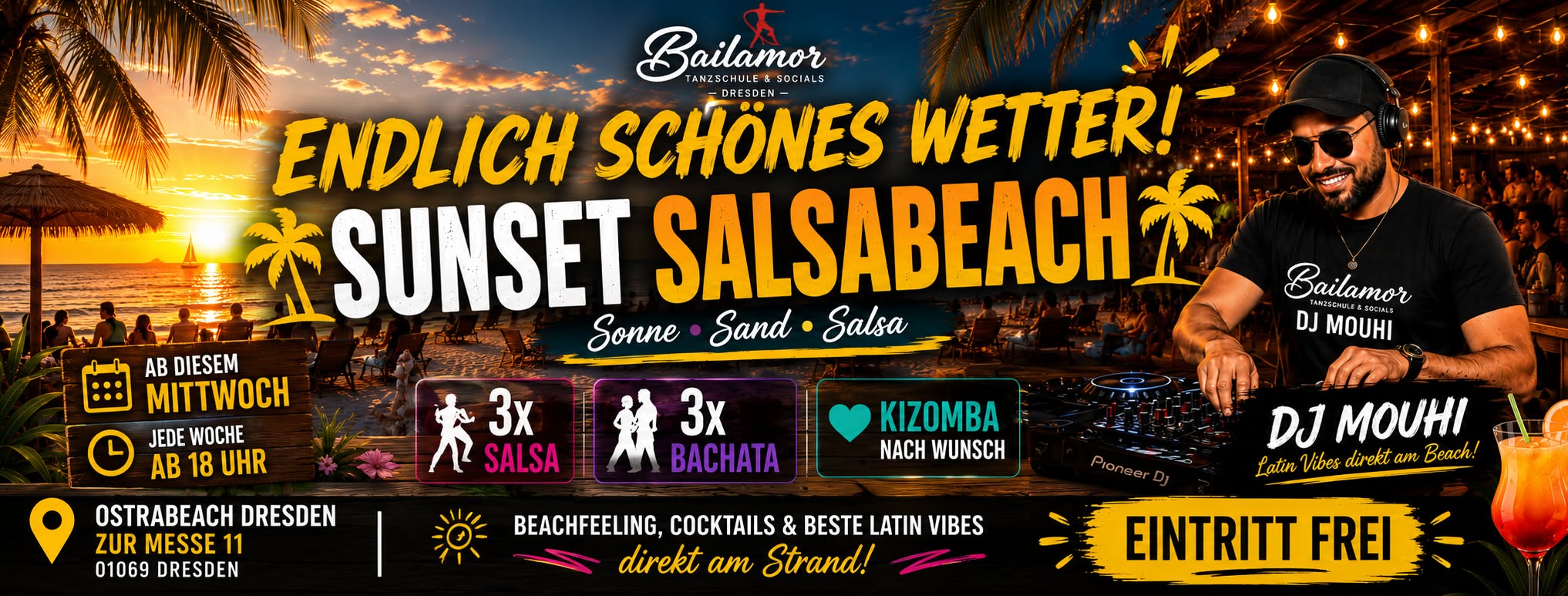 SUNSET SALSABEACH DRESDEN IM OSTRABEACH