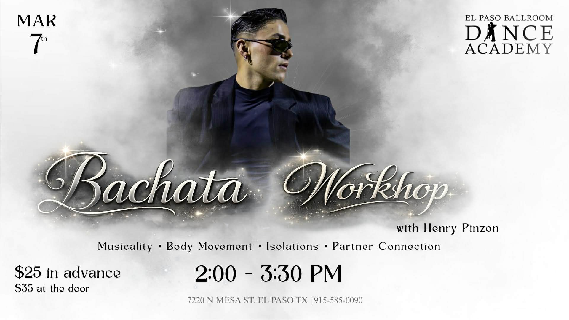 Bachata Workshop with World Champion Henry Pinzon