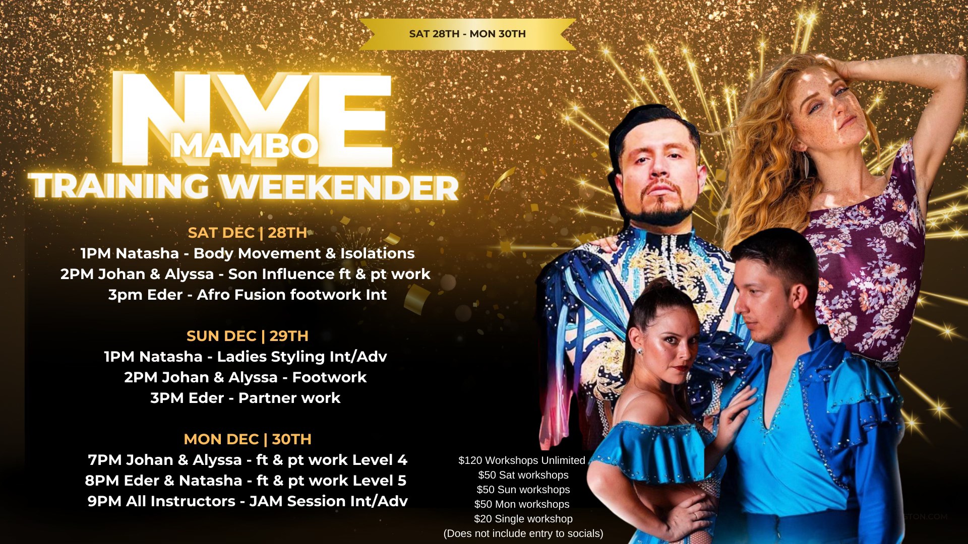 NYE Mambo Training Weekender