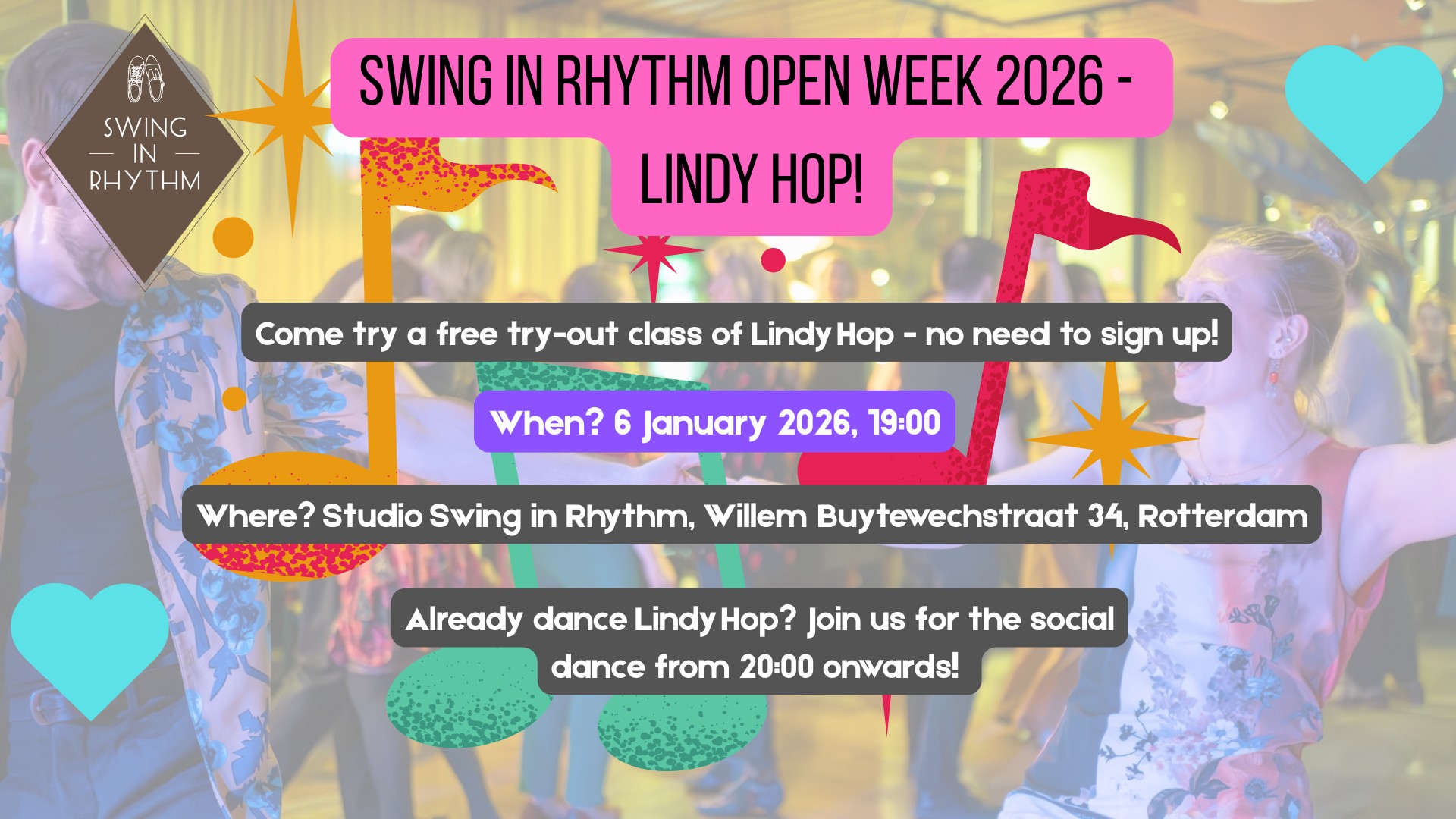 Swing in Rhythm Open Week - Lindy Hop Night!