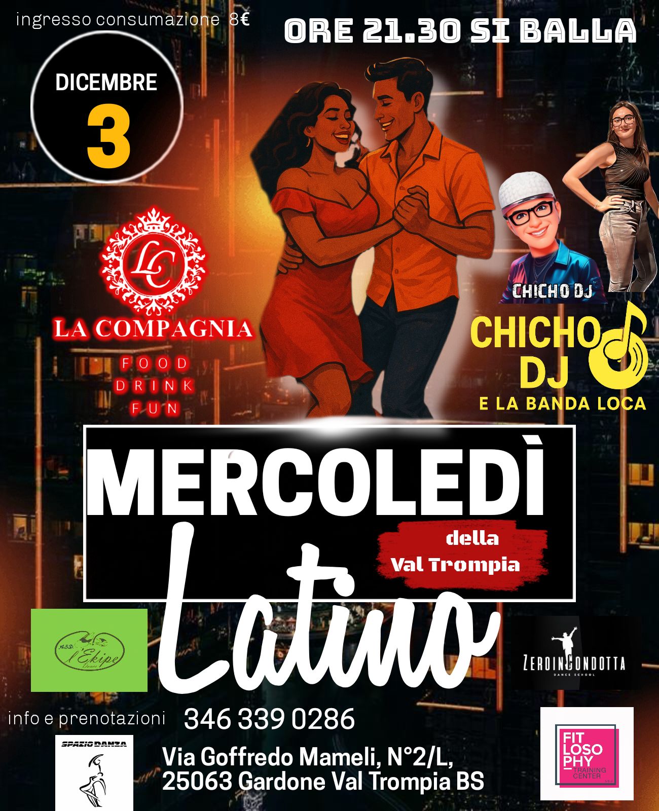MERCOLEDÌ LATINO DELLA VAL TROMPIA